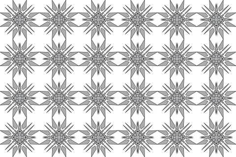 Seamless image of the elements silveer color Stock Illustration