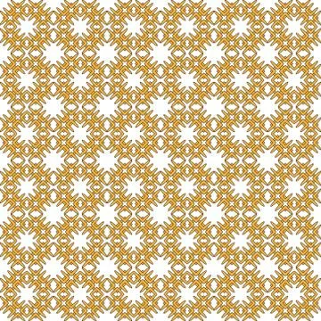 Seamless image of the elements yellow gold color. Stock Illustration