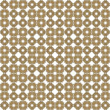 Seamless image of the elements yellow gold color. Stock Illustration