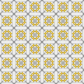 Seamless image of the elements yellow gold and silver color Stock Illustration