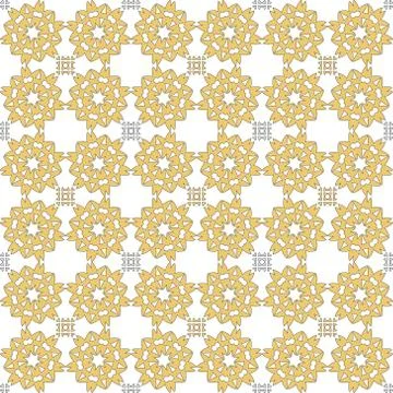 Seamless image of the elements yellow gold and silver color Stock Illustration