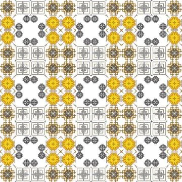 Seamless image of the elements yellow gold and silver color Stock Illustration