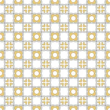 Seamless image of the elements yellow gold and silver color Stock Illustration