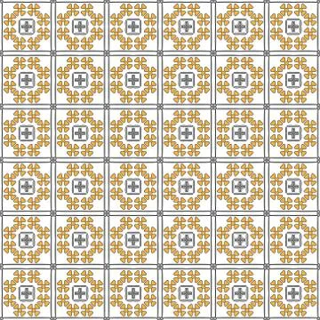 Seamless image of the elements yellow gold and silver color Stock Illustration