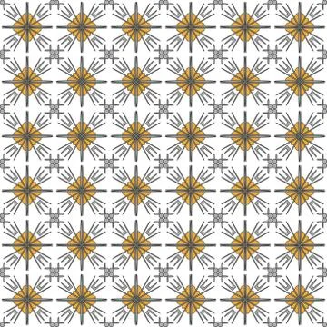 Seamless image of the elements yellow gold and silver color Stock Illustration