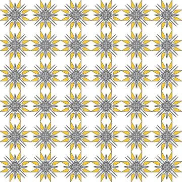 Seamless image of the elements yellow gold and silver color 스톡 일러스트