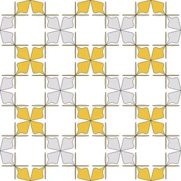 Seamless image of the elements yellow gold and silver color Stock Illustration