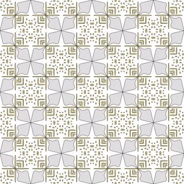 Seamless image of the elements yellow gold and silver color Illustrazione stock