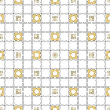 Seamless image of the elements yellow gold and silver color Stock Illustration