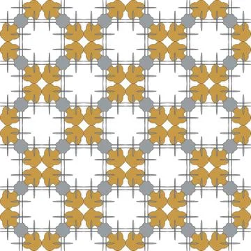 Seamless image of the elements yellow gold and silver color Stock Illustration