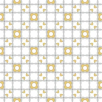 Seamless image of the elements yellow gold and silver color Stock Illustration