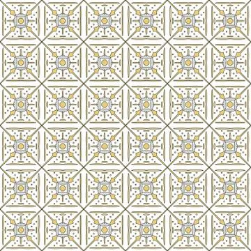 Seamless image of the elements yellow gold and silver color Stock Illustration