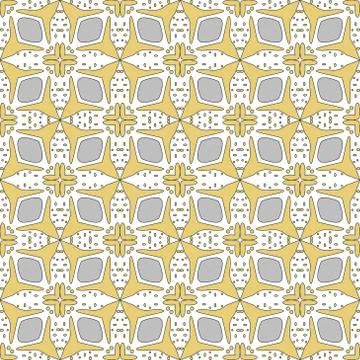 Seamless image of the elements yellow gold and silver color Stock Illustration