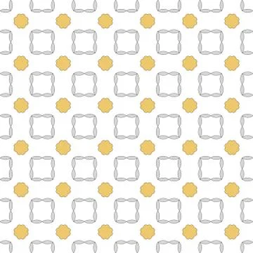 Seamless image of the elements yellow gold and silver color Stock Illustration