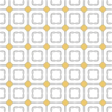 Seamless image of the elements yellow gold and silver color Illustrazione stock