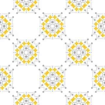 Seamless image of the elements yellow gold and silver color Illustrazione stock