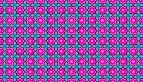Seamless indian ethnic embroidery pattern in purple and blue colors like African Stockillustratie