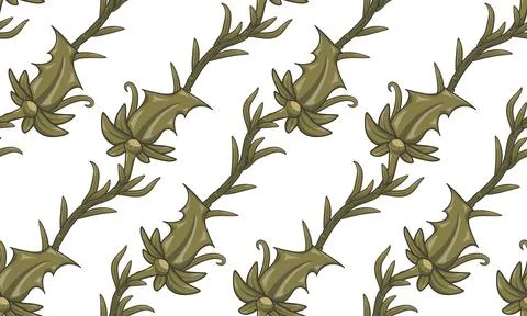 Seamless indian floral vector pattern. Ethnic paisley textile Stock Illustration