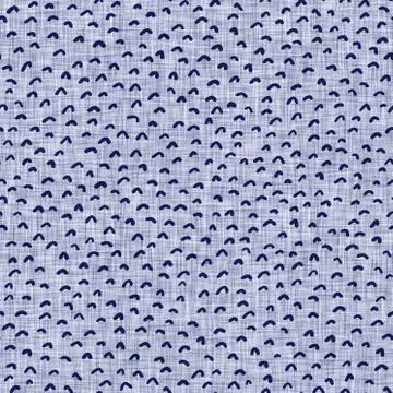Seamless indigo block print texture. Navy blue woven cotton dyed effect Stock Illustration