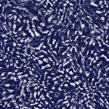 Seamless indigo mottled texture. Blue woven boro cotton dyed effect background Stock Illustration