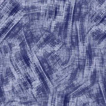 Seamless indigo mottled texture. Blue woven boro cotton dyed effect background Stock Illustration