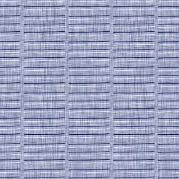 Seamless indigo washed stripe texture. Blue woven boro linen cotton dyed effect Stock Illustration
