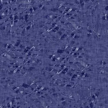 Seamless indigo washed stripe texture. Blue woven boro linen cotton dyed effect Stock Illustration