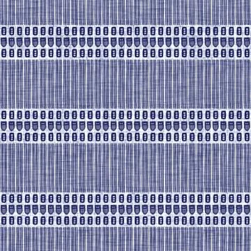 Seamless indigo washed stripe texture. Blue woven boro linen cotton dyed effect Stock Illustration