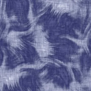 Seamless indigo washed stripe texture. Blue woven boro linen cotton dyed effect Stock Illustration