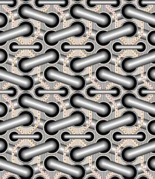 Seamless industrial background Stock Illustration