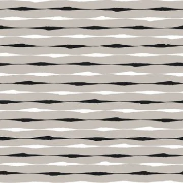 Seamless ink brush strokes pattern Stock Illustration