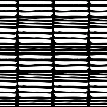 Seamless ink brush strokes pattern Stock Illustration