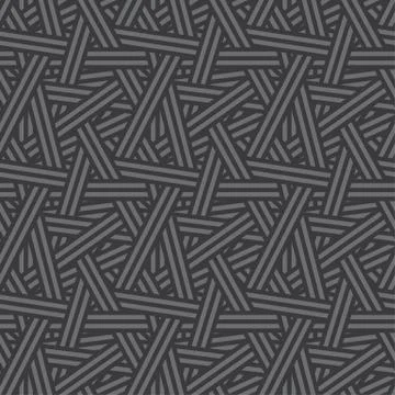 Seamless Interweaving Lines Pattern Stock Illustration