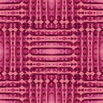 Seamless intricate circles pattern pink violet purple Stock Illustration