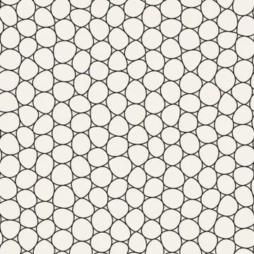 Seamless irregular lines vector mosaic pattern. Abstract chaotic tessellation Illustrazione stock