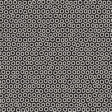 Seamless irregular lines vector mosaic pattern. Abstract chaotic tessellation Illustrazione stock