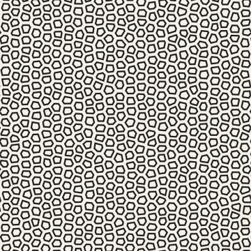 Seamless irregular lines vector mosaic pattern. Abstract chaotic tessellation Illustrazione stock