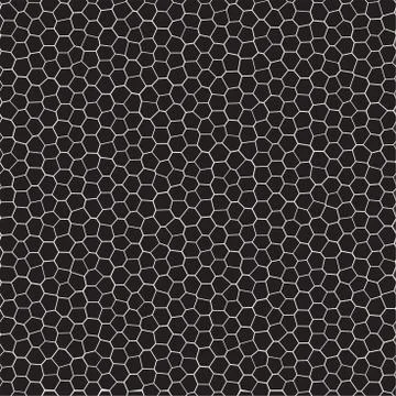 Seamless irregular lines vector mosaic pattern. Abstract chaotic tessellation イラスト素材