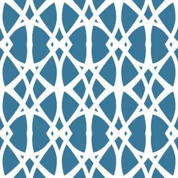 Seamless islamic lattice pattern Stock Illustration