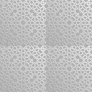 Seamless islamic pattern 3d . Traditional Arabic design element. Stock Illustration