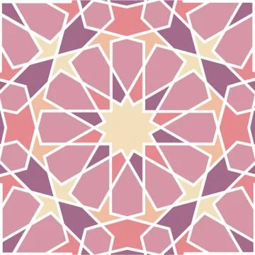 Seamless islamic pattern 3d . Traditional Arabic design element. 스톡 일러스트