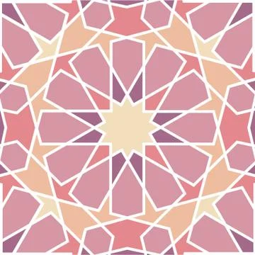 Seamless islamic pattern 3d . Traditional Arabic design element. Illustrazione stock