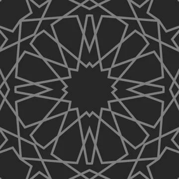 Seamless islamic pattern 3d . Traditional Arabic design element. 스톡 일러스트