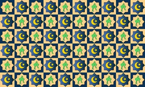Seamless Islamic tile pattern Stock Illustration