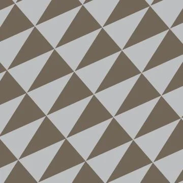 Seamless Isosceles Triangles in Diagonal Position Flat Style. Geometric Pattern Illustrazione stock