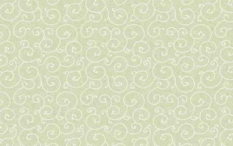 Seamless Japanese paper pattern. Green, arabesque pattern. Stock Illustration