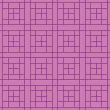 Seamless Japanese pattern combining T-shaped figures Stock Illustration
