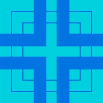 Seamless Japanese pattern connecting the lines Stock Illustration