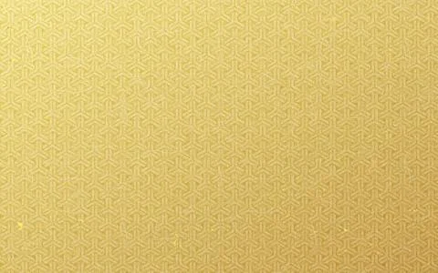 Seamless Japanese pattern with gold foil on washi paper. Gold color, checke.. 库存插图