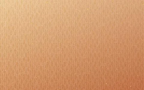 Seamless Japanese pattern with gold foil on washi paper. Copper color,  Tat.. 库存插图
